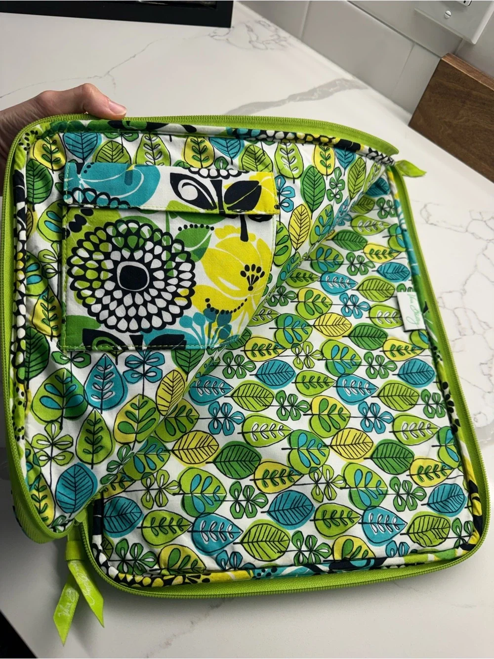 Vera Bradley Lime’s Up 20” laptop sleeve